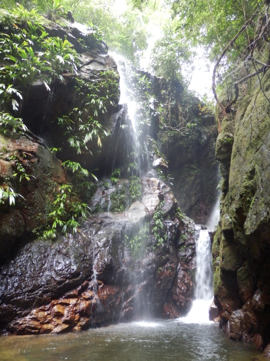The 30-minute walk to the upper falls at Las Cascadas Lodge is well worth the effort. Photo: Joanna Lewis